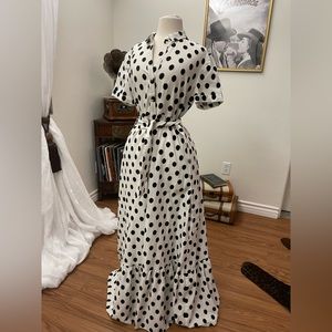 Sezane polka dot dress